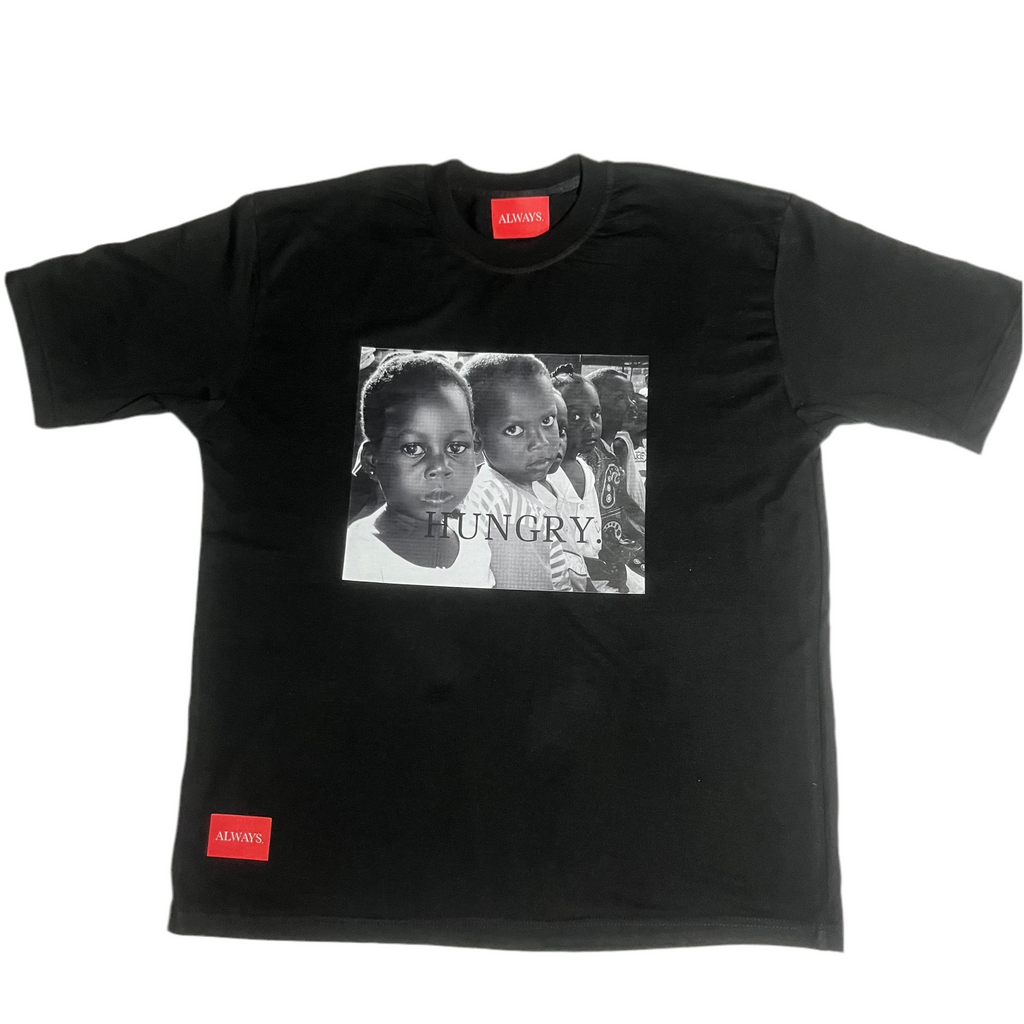 Hungry tee BLACK